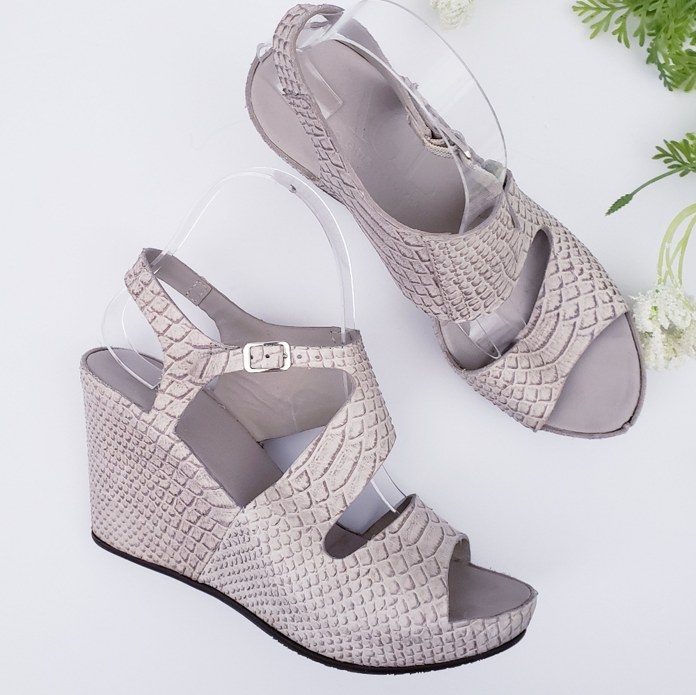 AGL Snake Skin Wedges